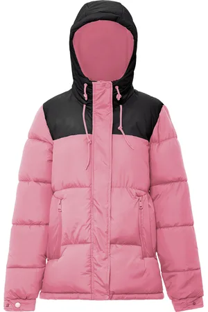 MO Gewatteerd gewatteerd jack Dames roze zwart