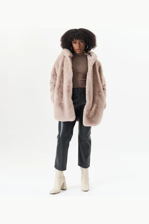 Gini London Faux bont jas met capuchon