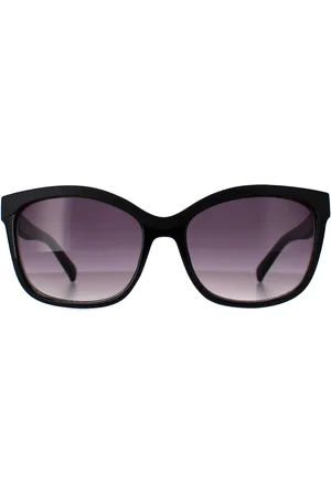 Guess GF0300 01B glanzend zwarte zonnebril met rookverloop