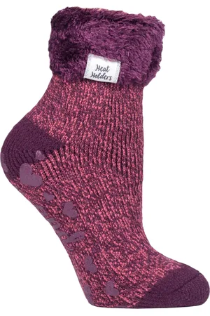 Heat Holders Dames Non Slip Thermische Enkel Slipper Bed Sokken - HHL12