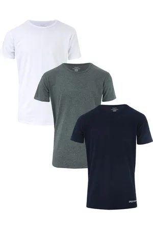 Lyle & Scott Heren Lyle And Scott Ellijah 3 Pack Lounge T-Shirts in Grijs