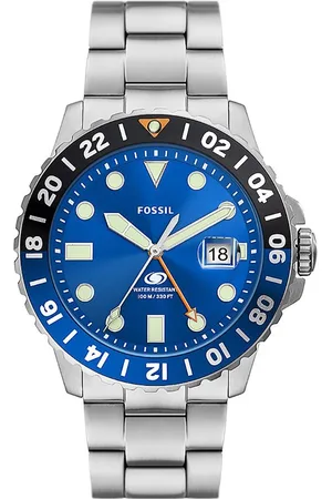 Fossil Blue Heren Horloge Zilverkleurig FS5991