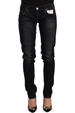 ACHT Gewassen Katoenen Slim Fit Denim Jeans