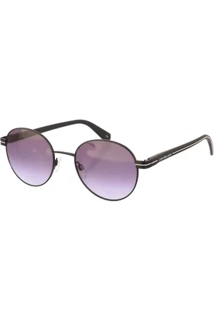 Calvin Klein CKJ22203S metalen zonnebril met ronde vorm voor dames