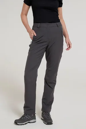 Mountain Warehouse Dames/Dames Arctic II Stretch Fleece gevoerde Reguliere Broek (Donkergrijs)