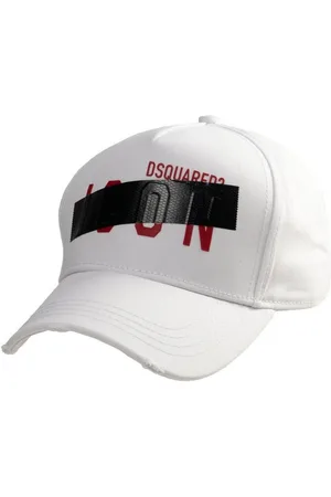 Dsquared2 Getapet pictogramlogo witte pet