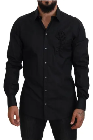 Dolce & Gabbana Slim Fit Katoenen Overhemd Met Kralen