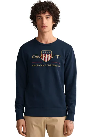 GANT | Archief Shield sweatshirt voor heren met ronde hals