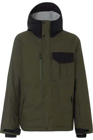 Oakley Division Evo Insula 2L 10K Zip Up Khaki Herenjas 412786 86V