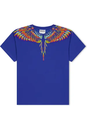 MARCELO BURLON Juniors Tempera Wings T-shirt voor jongens in