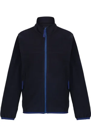 Regatta Kinder/Kids Microfleece Full Zip Fleecejack (Marine)