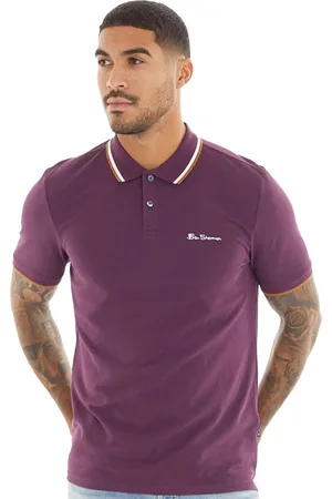 Ben Sherman | Heren Polo met Contrasterende Bies