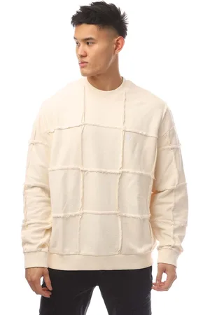 MARCELO BURLON Heren Cross Inside Out Comfort Crewneck Sweatshirt in