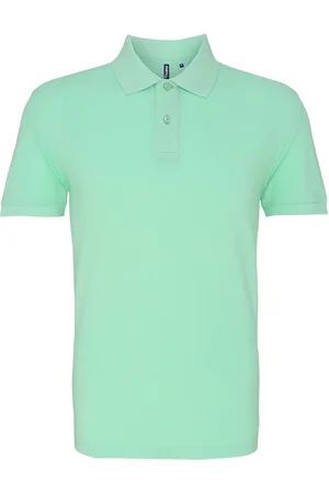 Asquith Heren Poloshirt met korte mouwen (Munt)