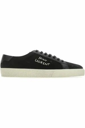 Saint Laurent Canvas & Leren Lage Sneakers