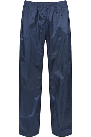 Regatta Grote Buiten Mens Outdoor Classics Stormbreak Waterdichte Overtrousers (Marine)