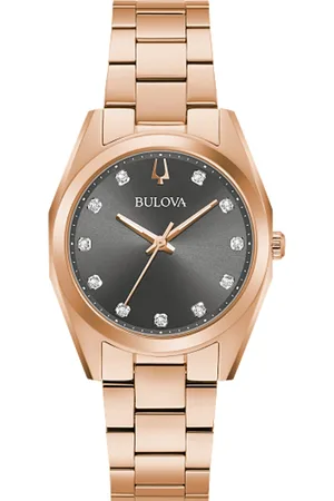 BULOVA Surveyor dameshorloge Rosékleurig 97P156