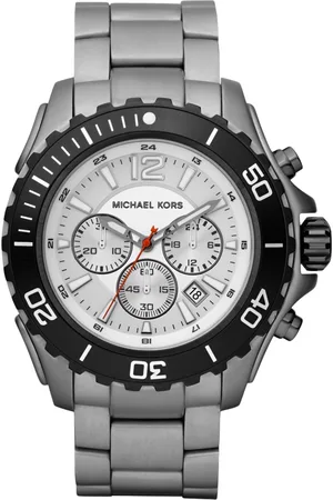 Michael Kors Herenhorloge Kwarts Zwart & Zilver