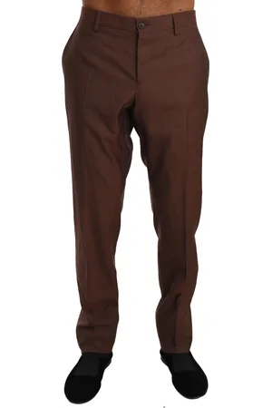 Dolce & Gabbana Formele Wollen Zijden Broek