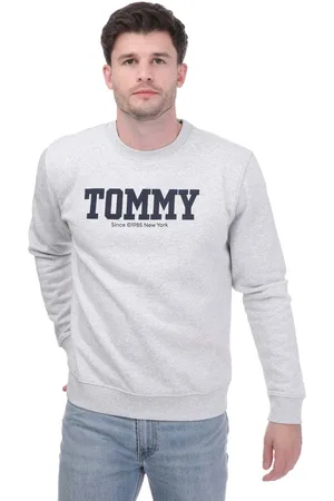 Tommy Hilfiger Heren Front Back Logo Sweatshirt in