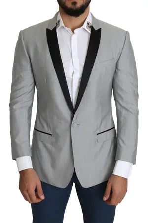 Dolce & Gabbana Lichte Single Breasted Silk Blazer