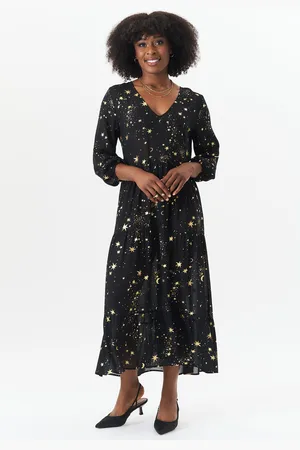 Gini London Maxi jurk met ster