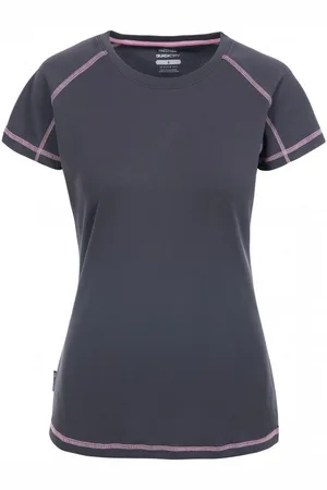 Trespass Dames Viktoria Sport T-Shirt (Donkergrijs)