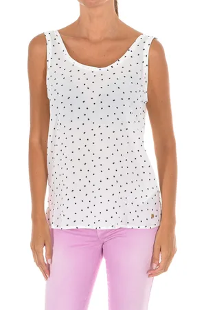 Emporio Armani Damesblouse C5022, V-hals, strapless
