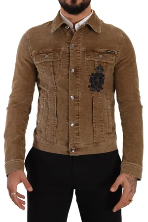 Dolce & Gabbana Geborduurd corduroy jasje