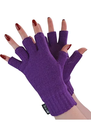 THMO Dames fleece gevoerde thermo vingerloze handschoenen