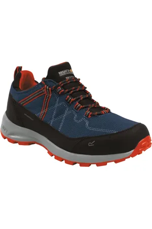 Regatta Heren Samaris Lite wandelschoenen (Maanlicht denim/oranje)