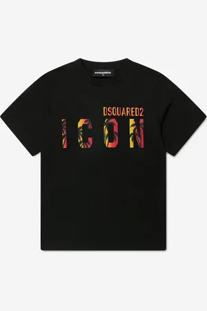 Dsquared2 Slouch Fit Icon Kurzarm-T-Shirt DQ1710D0-0MMDQ Junge