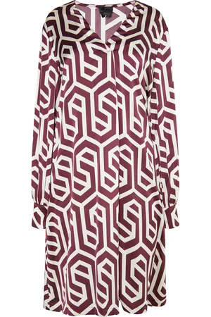 Dreimaster Midi-jurk Dames Gebroken witte