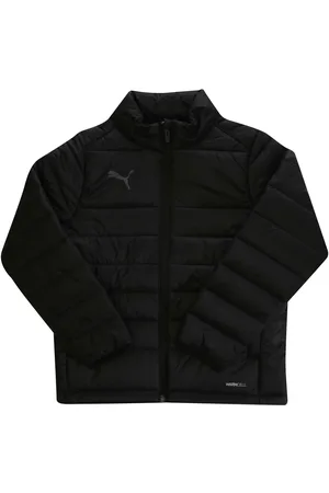 PUMA Juniors Team LIGA Light Jas voor jongens in zwart-wit