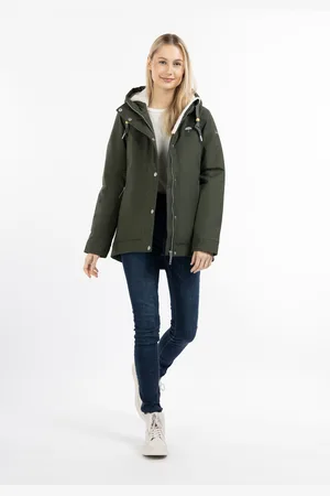Schmuddelwedda Winterjas yuka Dames donkere