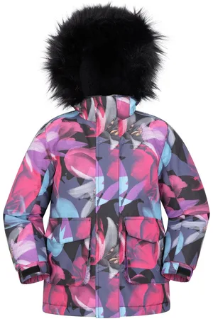 Mountain Warehouse Waterdicht kinder/kinderjack Ranger Floral (Teal)