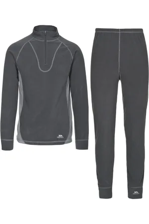 Trespass Unisex Thriller Thermische Top en Bodem Set (Cement)