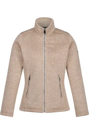 Regatta Dames/Dames Razia II Full Zip Fleece Jacket (Lichte vanille/moccasin)