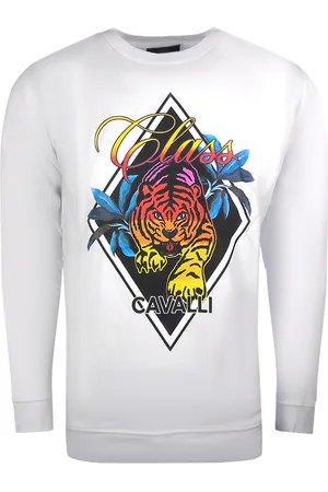 Roberto Cavalli Diamond Tiger Design sweatshirt