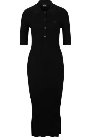 HUGO BOSS Damesjurk Formica met knoopsluiting in