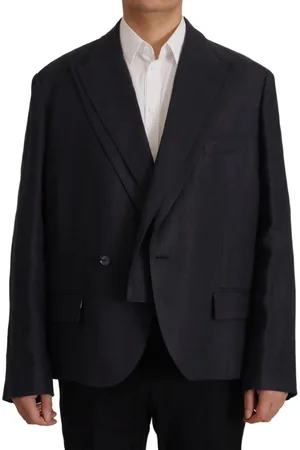 Dolce & Gabbana Double Breasted Linnen Blazer Jasje