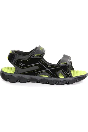 Regatta Kinderen/Kinderen Kota Drift Sandalen (Bruyère Grijs/Lime Punch)