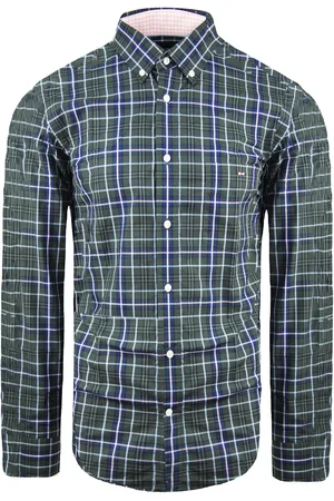 Eden Park Paris Regular Heren Grijs Oxford Overhemd