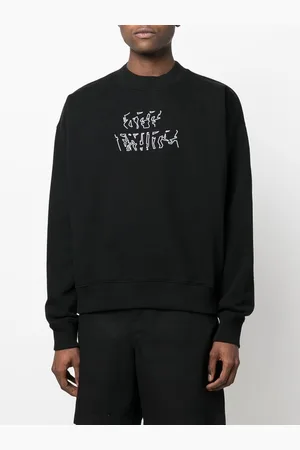 OFF-WHITE Gebroken wit Neen Arrow Skate sweatshirt