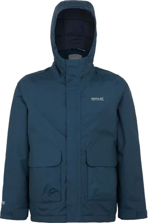 Regatta Ezdale Waterdichte Jas voor Kinderen/Kinderen (Maanlicht Denim)