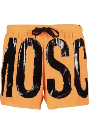 Moschino Merkprintlogo lichtoranje korte zwemshort