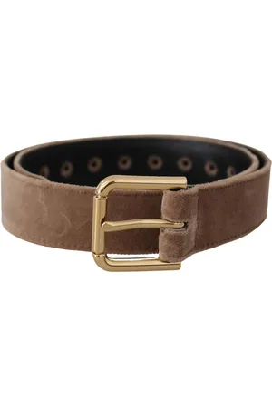 Dolce & Gabbana Goudkleurig Logo Metalen Gespriem