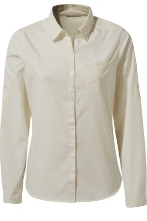 Craghoppers Dames/Dames Shirt Kiwi II (Parelwit)