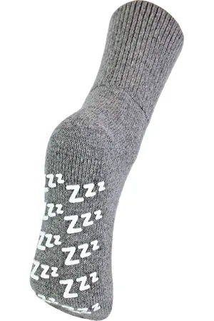 Sock Snob Dames pantoffelsokken van kasjmierwol met Zzz-grepen