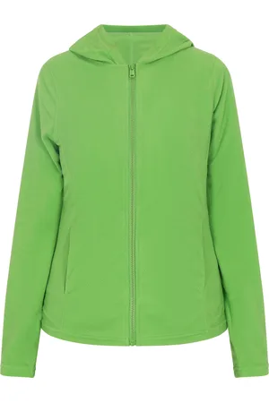 myMo Fleece jas Dames groente